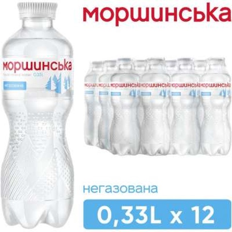 Мінеральна вода Моршинська 0,33л (4820017000826)