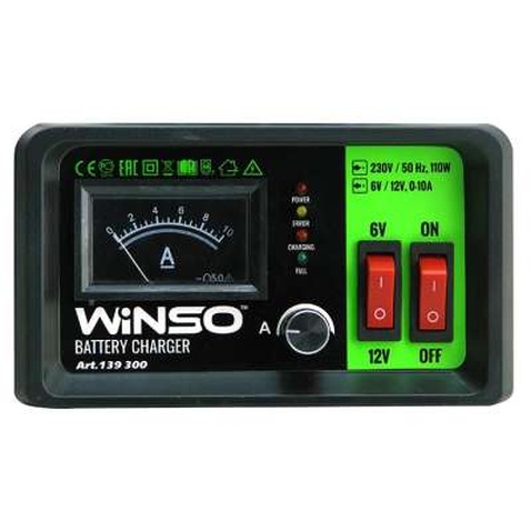 Зарядний пристрій для автомобільного акумулятора WINSO 139300