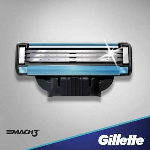 Бритва Gillette Mach3 Turbo з 5 змінними картриджами (7702018610181)