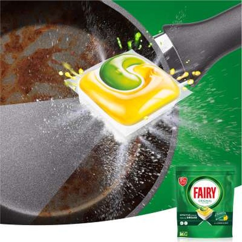 Таблетки для посудомийних машин Fairy Original All in One Lemon 27 шт. (8006540726891)