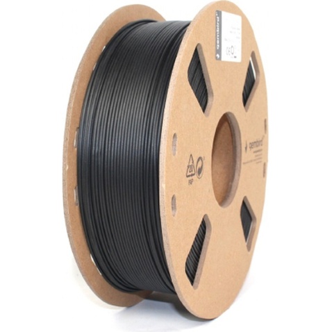 Пластик для 3D-принтера Gembird PLA+, 1.75 мм, Black (3DP-PLA+1.75-02-BK)