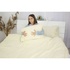 Простирадло MirSon Сатин Premium 0001 Moko White 180х220 см (2200001729667)