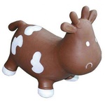 Стрибун KidzzFarm Коровка Бетси шоколадно-белая (с насосом) Milk Cow Betsy (KFMC130307)