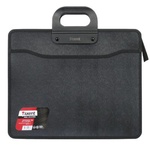 Папка - портфель Axent В4, 3 compartments, black, with zipper closure (1603-01-А)