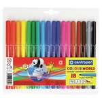 Фломастери Centropen 7550/18 COLOUR WORLD, 18 colors (7550/18 ТП)