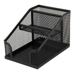 Підставка для дрібниць Axent 100x143x100мм, wire mesh, black (2118-01-A)