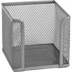 Підставка-куб для листів і паперів Axent 100х100x100мм, wire mesh, silver (2112-03-A)