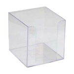 Підставка-куб для листів і паперів Delta by Axent 90x90x90 мм, clear (D4005-27)