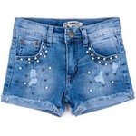 Шорти Breeze джинсові з намистинами (20139-134G-blue)
