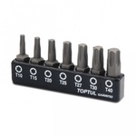 Набір біт Toptul TORX 1/4" 7од. (T10-T40) (GAAV0702)