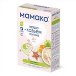 Дитяча каша MAMAKO молочна гречана з яблуком і морквою на козячому молоці 200 г (1105400)