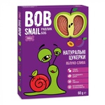 Цукерка Bob Snail Равлик Боб Яблучно-Слива 60 г (4820162520361)