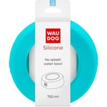 Посуд для собак WAUDOG Silicone Миска-непроливайка 750 мл блакитна (50782)