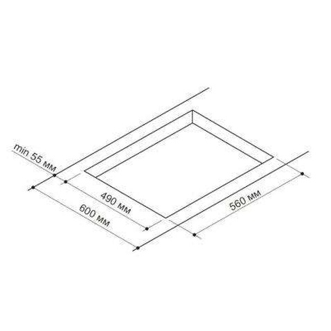 Варочна поверхня Pyramida PFG 647 BLACK LUXE