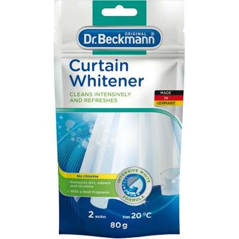 Відбілювач Dr. Beckmann для гардин та фіранок в економічній упаковці 80 г (4008455412412)