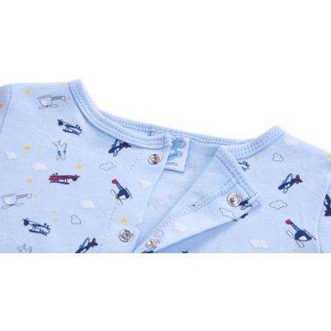 Набір дитячого одягу Luvena Fortuna для хлопчиків: чоловічок, штанці, кофточка і шапочка (F7763.B.3-6)