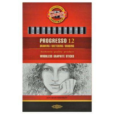 Олівець графітний Koh-i-Noor 8911 4B, Progresso, woodless (891104B004PZ)