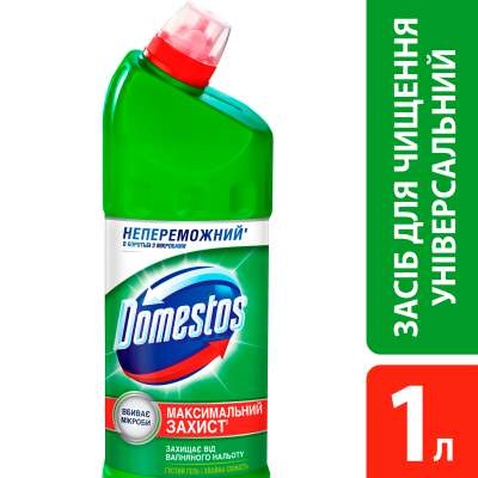 Рідина для чищення ванн Domestos Хвойна Свіжість 1 л (8717163094891)