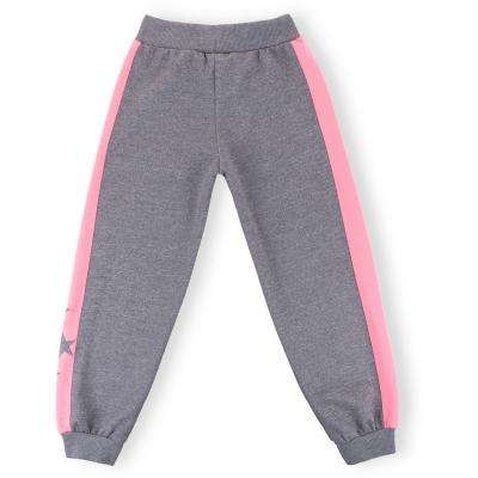 Спортивний костюм Breeze з рожевими лампасами (9553-134G-gray)