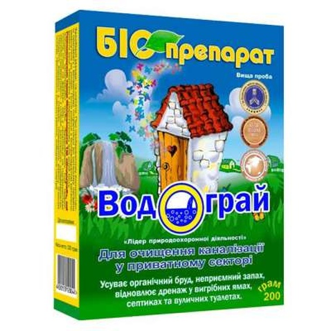 Засіб для вигрібних ям Водограй Премиум 200 гр. (4820153120051)