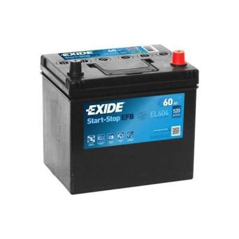 Акумулятор автомобільний EXIDE START-STOP EFB 60A (EL604)