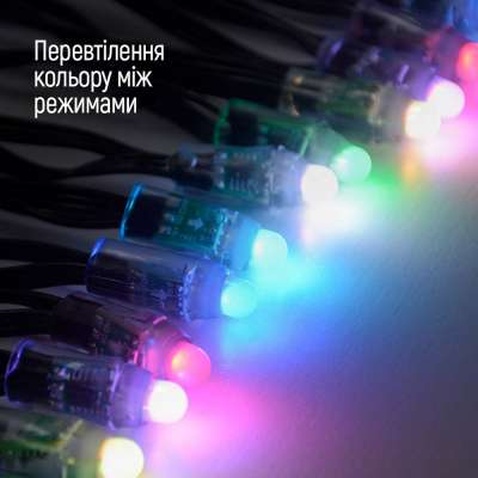 Гірлянда ColorWay Smart LED RGB WiFi+Bluetooth 10M 60LED IP65 (CW-GS-60L10UMC)