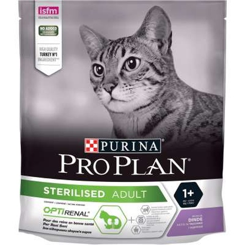 Сухий корм для кішок Purina Pro Plan Sterilised Adult 1+ з індичкою 400 г (7613033564673)