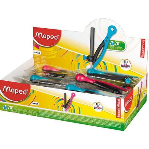 Циркуль Maped ESSENTIALS пластиковий з універсальним тримачем, асорти (MP.518110)