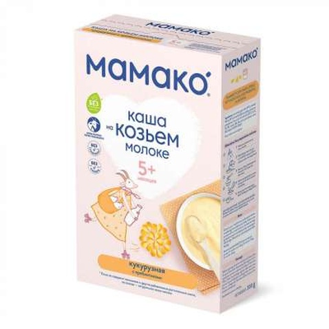 Дитяча каша MAMAKO кукурудзяна з пребіотиками на козячому молоці 200 г (1105412)