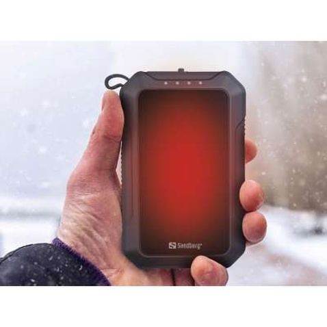 Батарея універсальна Sandberg 10000mAh, Hand Warmer, flashlight 1W, USB-C/USB-A 2A/5V (420-65)