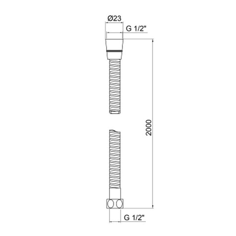 Шланг для душа Kroner C604 (CV023621)