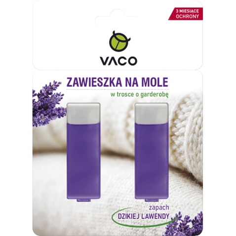 Гель від молі Vaco Лаванда 2 підвіски (5901821958479)