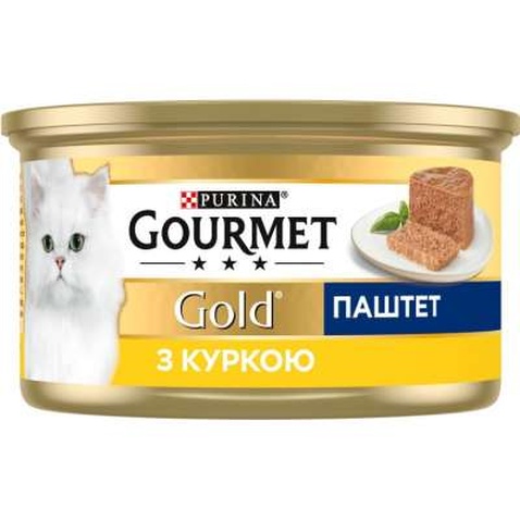 Паштет для котів Purina Gourmet Gold. З куркою 85 г (7613031381494)