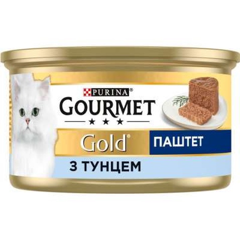 Паштет для котів Purina Gourmet Gold. З тунцем 85 г (7613031381029)