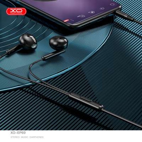 Навушники XO EP69 Black (XO-EP69-BK)