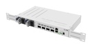 Комутатор MikroTik CRS504-4XQ-IN (4x100G QSFP28 , 1xFE LAN, POE-IN, DC JACK, 2-PIN, Dual PSU)