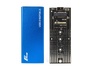 Кишеня зовнішня Frime M.2 NGFF SATA, USB 3.0, Metal, Blue (FHE202.M2U30)