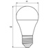 Лампочка Eurolamp LED A60 7W E27 4000K 220V акция 1+1 (MLP-LED-A60-07274(E))