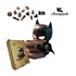 Пазл Ukropchik дерев'яний Супергерой Бетмен А3 в коробці з набором-рамкою (Batman Superhero A3)