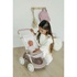 Коляска для ляльок Smoby Baby Nurse Прогулянка з кошиком Рожева пудра (254018)