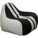 Крісло-мішок Примтекс плюс кресло-груша  Simba Sport H-2200/D-5 M White-Black (Simba Sport H-2200/D-5 M)