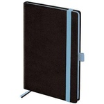 Тижневик Brunnen недатований Смарт Strong чорний, блакитний зріз 192 сторінки (73-792 66 32)