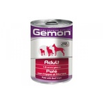 Консерви для собак Gemon Dog Wet Adult паштет з яловичим рубцем 400 г (8009470387804)
