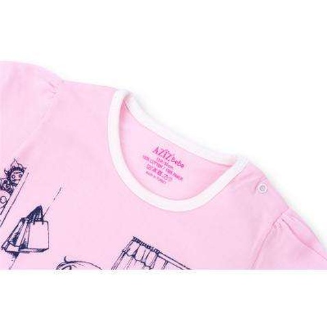 Піжама Aziz з дівчинкою і котиками (9136-1,5G-pink)