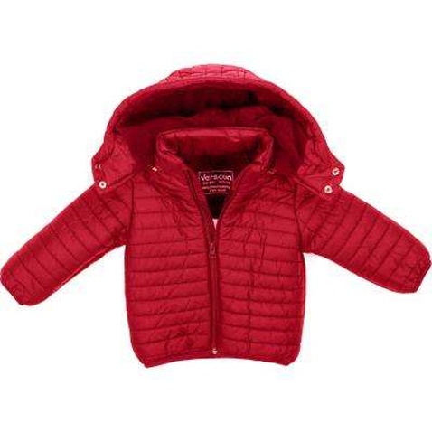 Куртка Verscon з капюшоном стеганая (3379-92G-red)