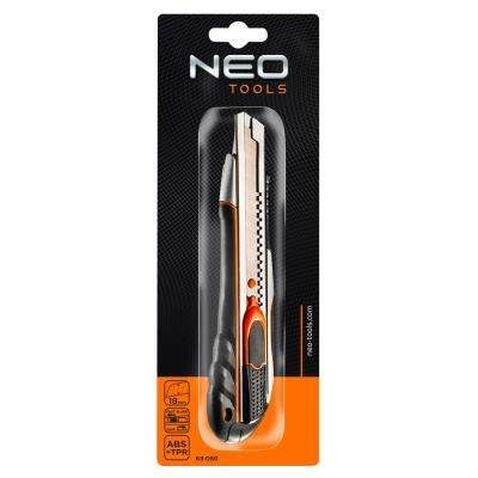 Ніж канцелярський Neo Tools 18 мм (63-050)