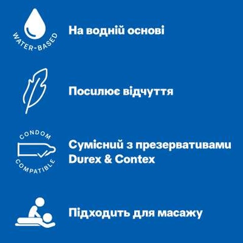 Інтимний гель-змазка Durex Play Massage 2in1 з алое вера для масажу (лубрикант) 200 мл (5038483962657)