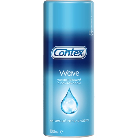 Інтимний гель-змазка Contex Wave зволожуючий з пантенолом (лубрикант) 100 мл (5060040304020)