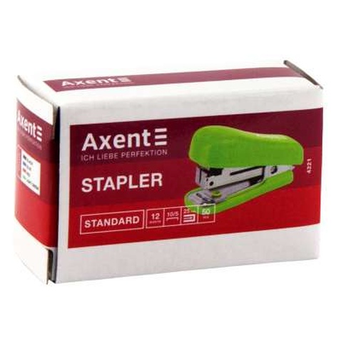 Степлер Axent Standard No. 10/5, 12 sheets, Red (4221-06-A)