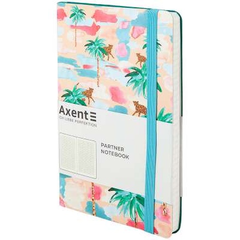 Книга записна Axent Partner BBH Soft 125x195 мм 96 аркушів в клітинку Palm (8212-02-A)